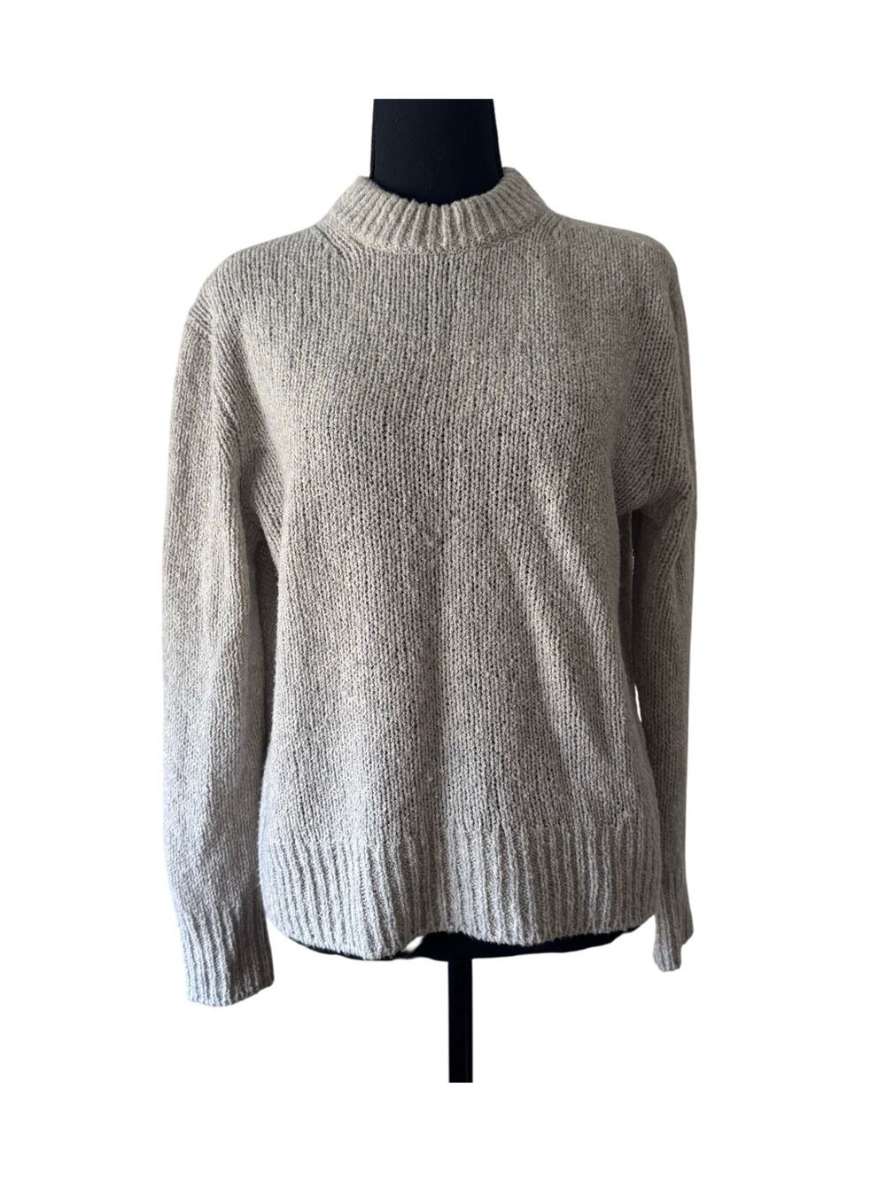 MUJI Beige Wool Crewneck Sweater Size XS/S